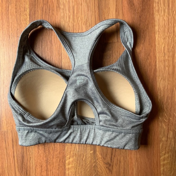 Grey Fila Sports Bra - Picture 2 of 2